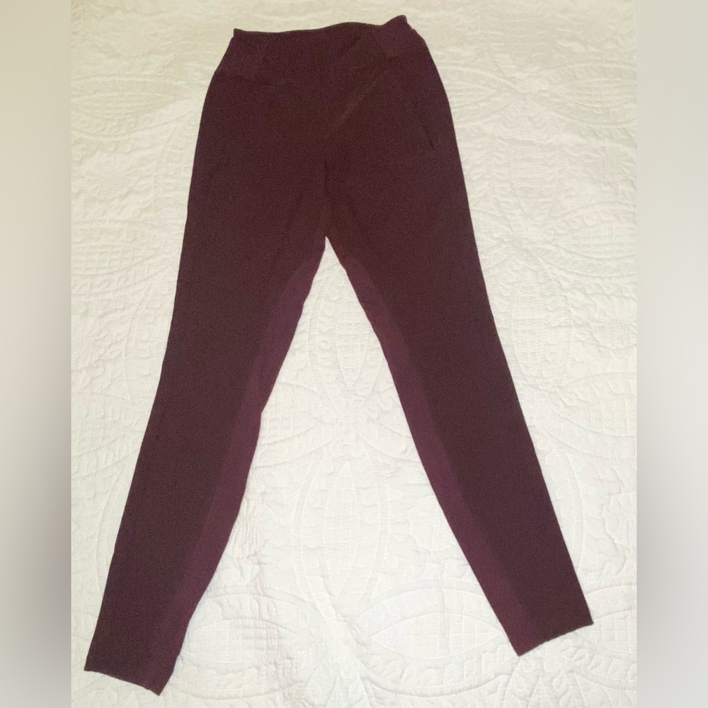 ATHLETA Headlands Hybrid Trek Tight, Antique Burgundy SZ 2